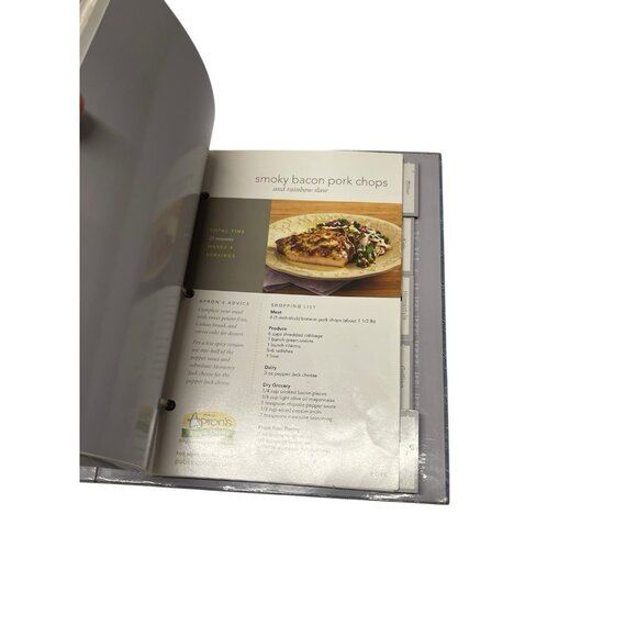 Publix Apron's Simple Meals Binder Cookbook wi/ Recipe Cards & Section Dividers - Picture 10 of 16
